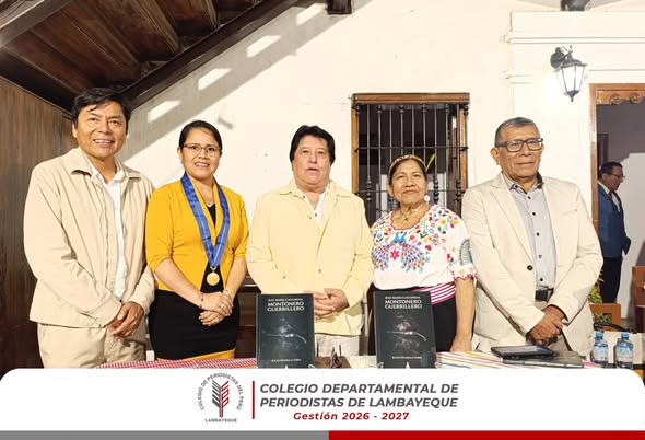 📚 El Colegio de Periodistas de Lambayeque participó en la presentación de la novela “Montonero Guerrillero” y en el recital de música peruana y latinoamericana
