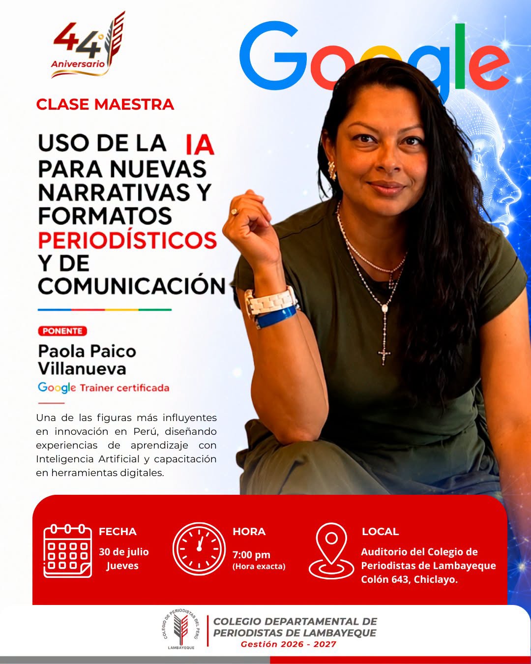 INVITACIÓN A CLASE MAESTRA
